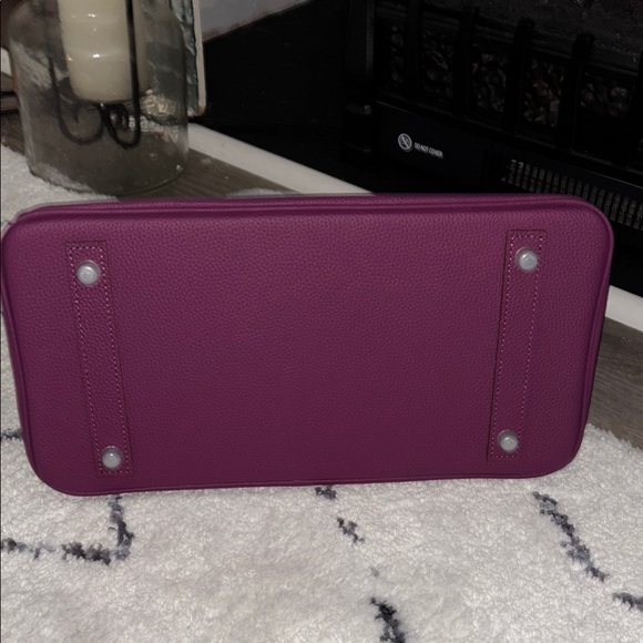 Purple genuine leather wirkin - Picture 5 of 6